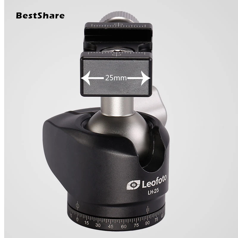 Camera Tripod Aluminum Alloy Ball Head Panoramic with Arca-swiss quick release palte as RRS