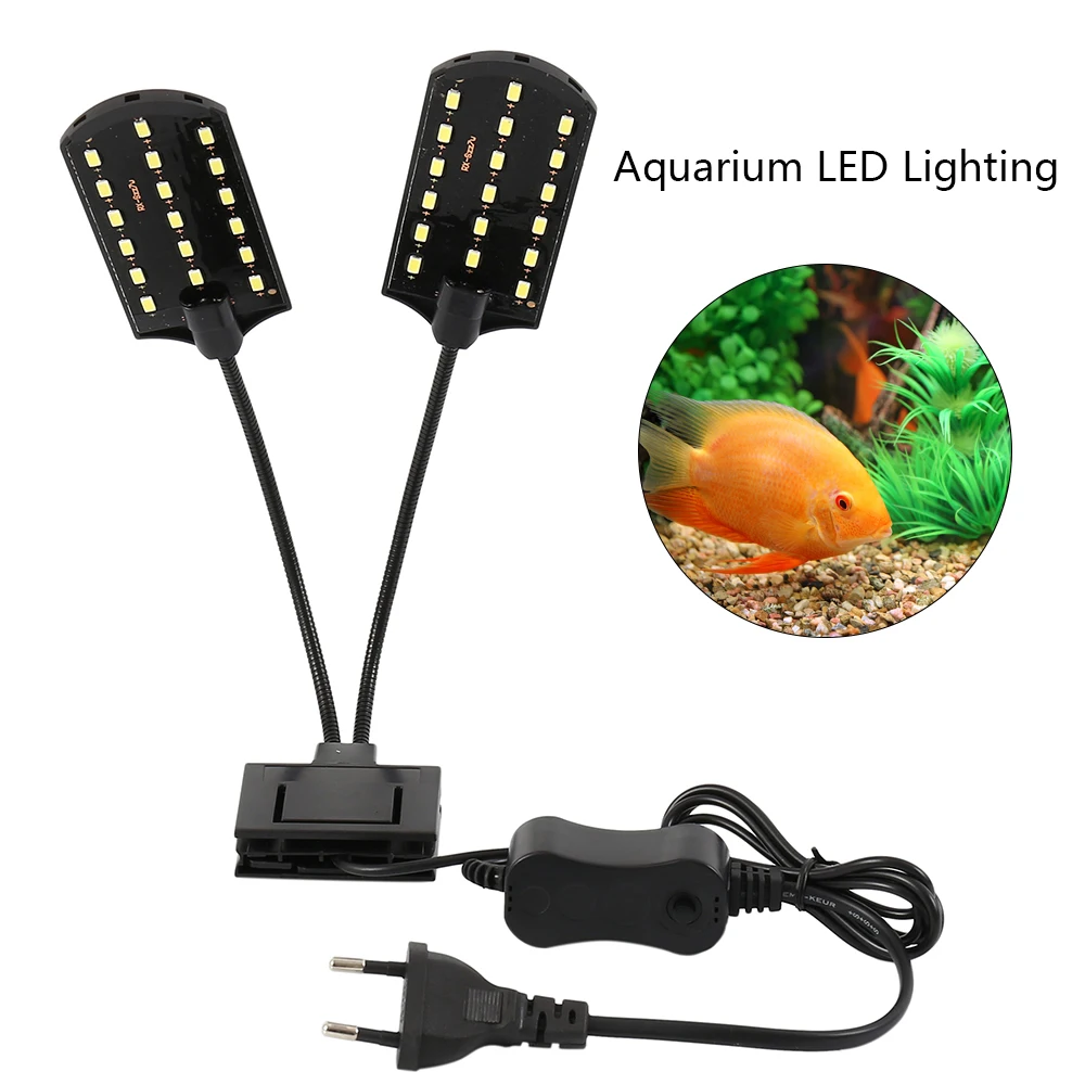 Aquarium Led Lighting 220V Waterproof Clip on Lamp 15W LED Aquarium
