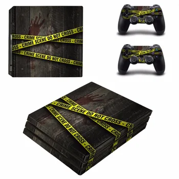 

Crime Scene Do Not Cross PS4 Pro Skin Sticker Decal For Sony PS4 PlayStation 4 Pro Console and Controllers PS4 Pro Skins Sticker