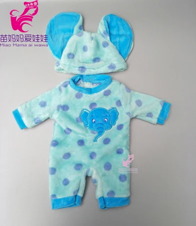 A2 43 см Bebe Born кукла одежда комбинезон набор для 18 дюймов куклы милые животные одежда - Цвет: A2