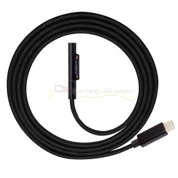 

USB 3.1 Type C USB-C DC 12-15V to Surface Pro3 Pro4 Pro5 Pro6 Book Charge Cable 1.8m 6ft