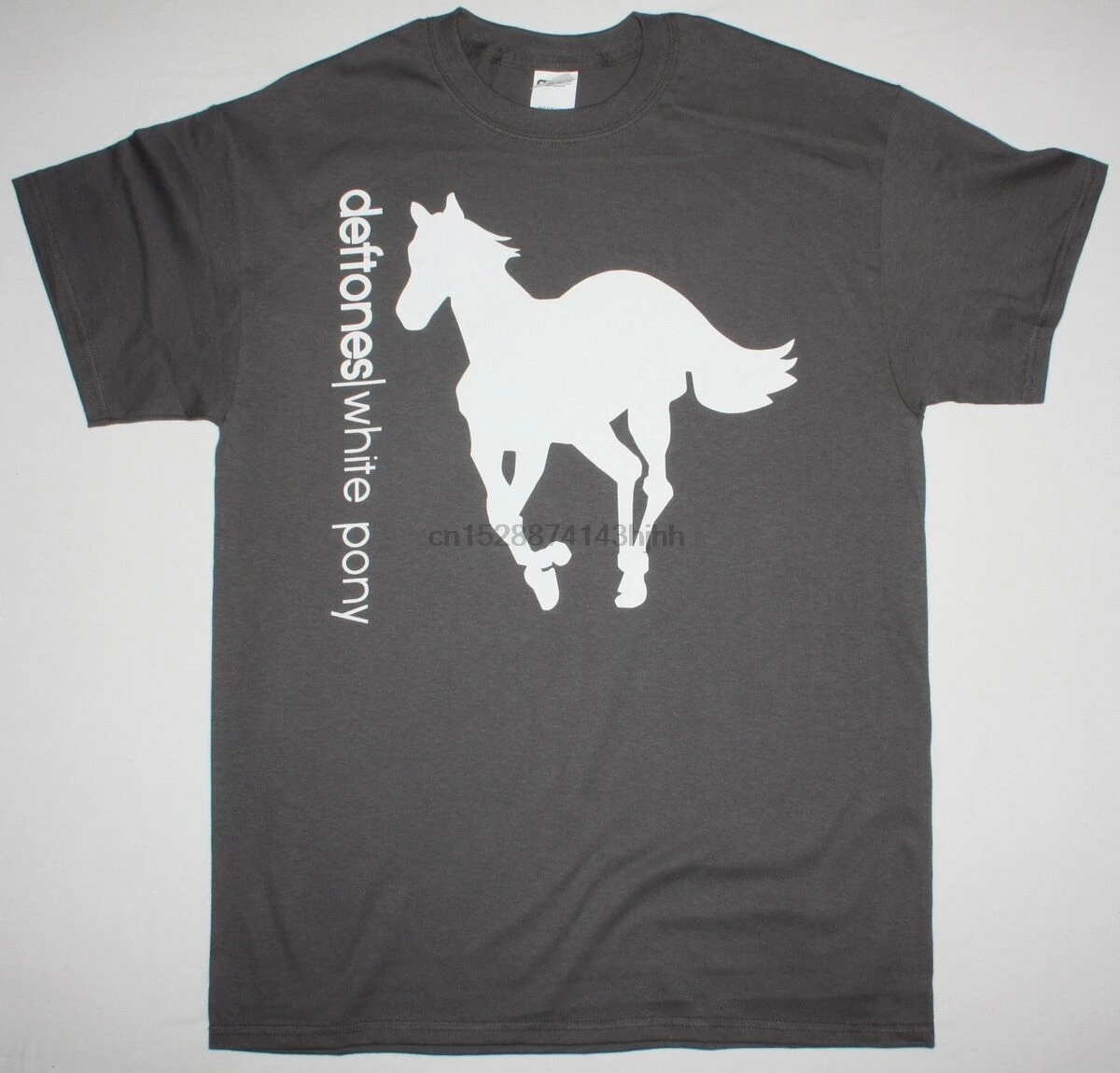 DEFTONES Белый PONY00 альтернативная команда сна кресты Новая Серая угольная футболка |