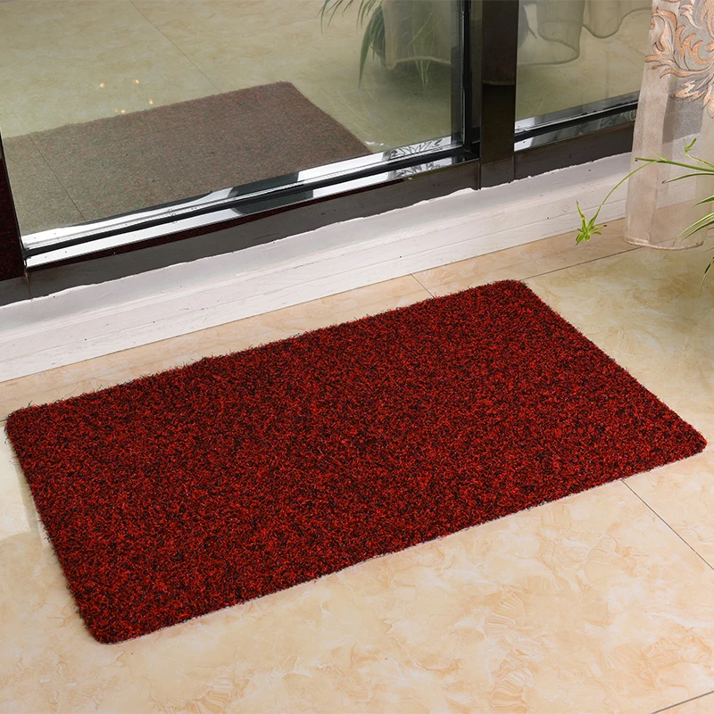 Fast drying Natural Grass Mat Green Artificial LawnsTPR Non slip