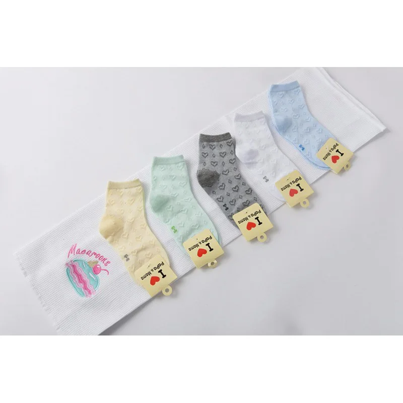 5 пар в партии для детей 2-10 лет Детские носки новые хлопковые летние натуральный хлопок высокое качество сетки вентиляции носки для девочек детские носки