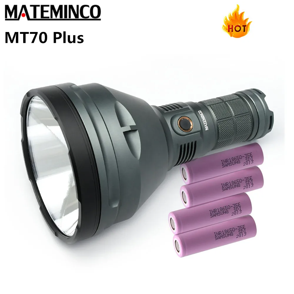 Mateminco MT70 плюс фонарик CREE XHP70.2 max 6000 люмен Long Range 1549 м мощный факел Ручной фонарь поиск свет