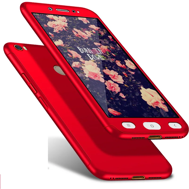 360 Полный Чехол для Xiaomi Mi Max 2 телефон задняя крышка принципиально с закаленным