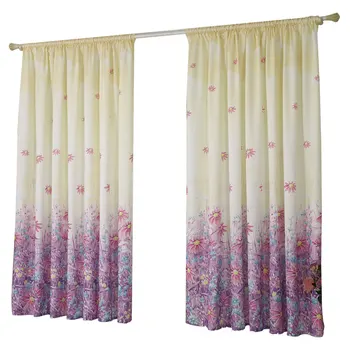 

Specials Pastoral Semi-Shade Curtains For Living Room /Kitchen /Bedroom /Window Short Curtains Custom