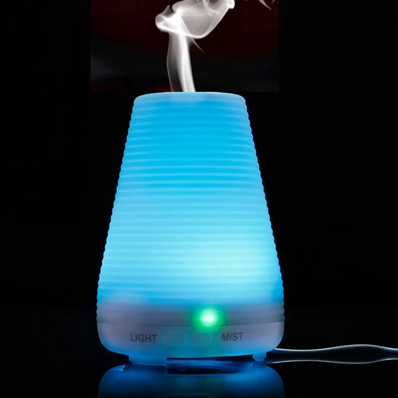 Fashion Ultrasonic Air Aroma Humidifier With Changing 7 Color LED Lights Electric Aromatherapy Essential Oil Aroma Diffuser