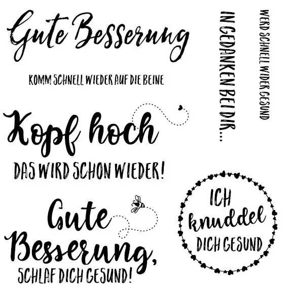 

German Transparent Clear Stamp for DIY scrapbooking/Card Making C401