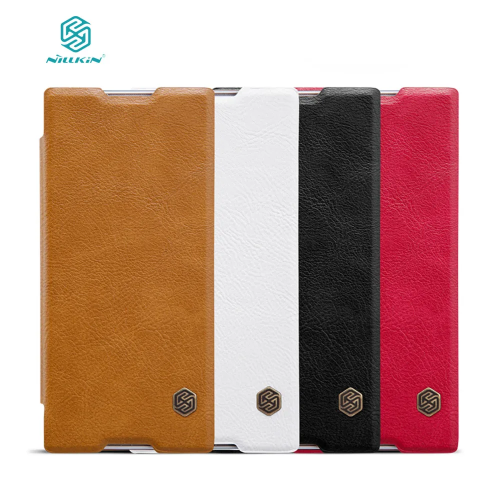 imágenes para Piel de Primera Calidad de Nillkin Inteligente Wake Up Case Para Sony Xperia XA1 Dual G3112 G3116 G3121 G3123 imágenes para Piel de Primera Calidad de Nillkin Inteligente Wake Up Case Para Sony Xperia XA1 Dual G3112 G3116 G3121 G3123
