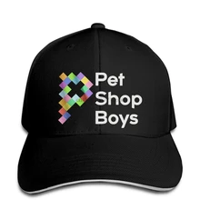 Бейсбол Кепка редкая PSB Pet Shop Boys повязка с логотипом Бейсбол Шапки мужские черные