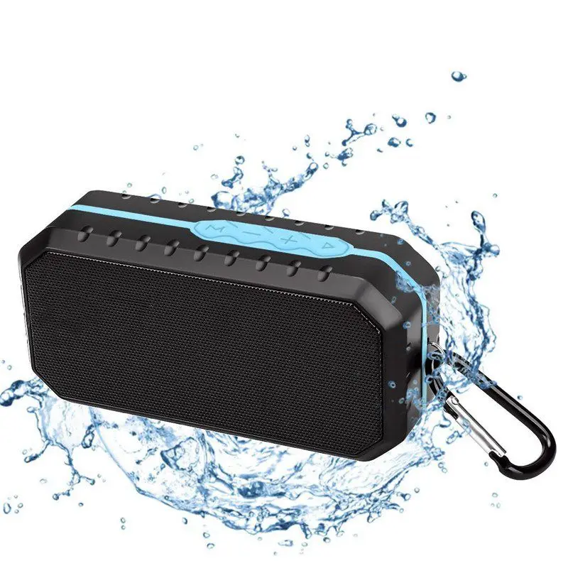 Открытый портативный Bluetooth беспроводные колонки FM радио водонепроницаемый IPX5 AUX