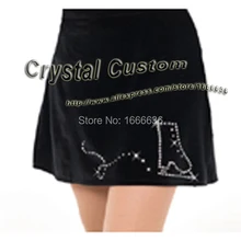 Лидер продаж пользовательские фигурное катание юбка для Для женщин Элегантный бренд Vogue Катание на коньках Платья для женщин для конкурса dr2095