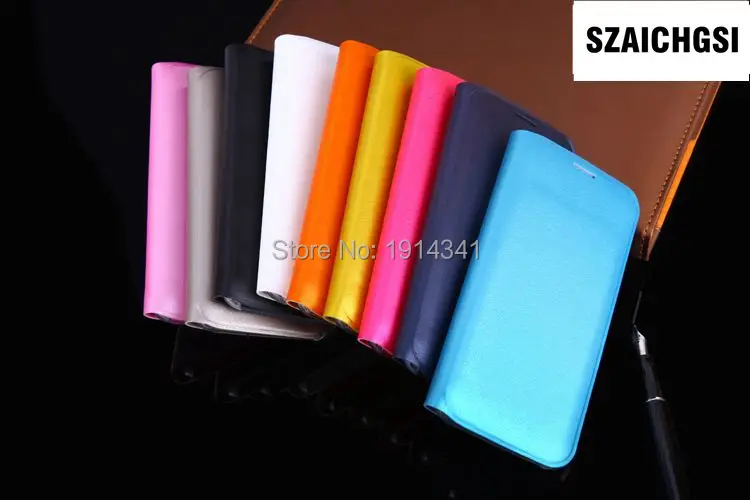 

SZAICHGSI Flip Cover PU Leather Case For Samsung Galaxy S7 Slim Wallet Card mobile Phone case wholesale 500pcs/lot