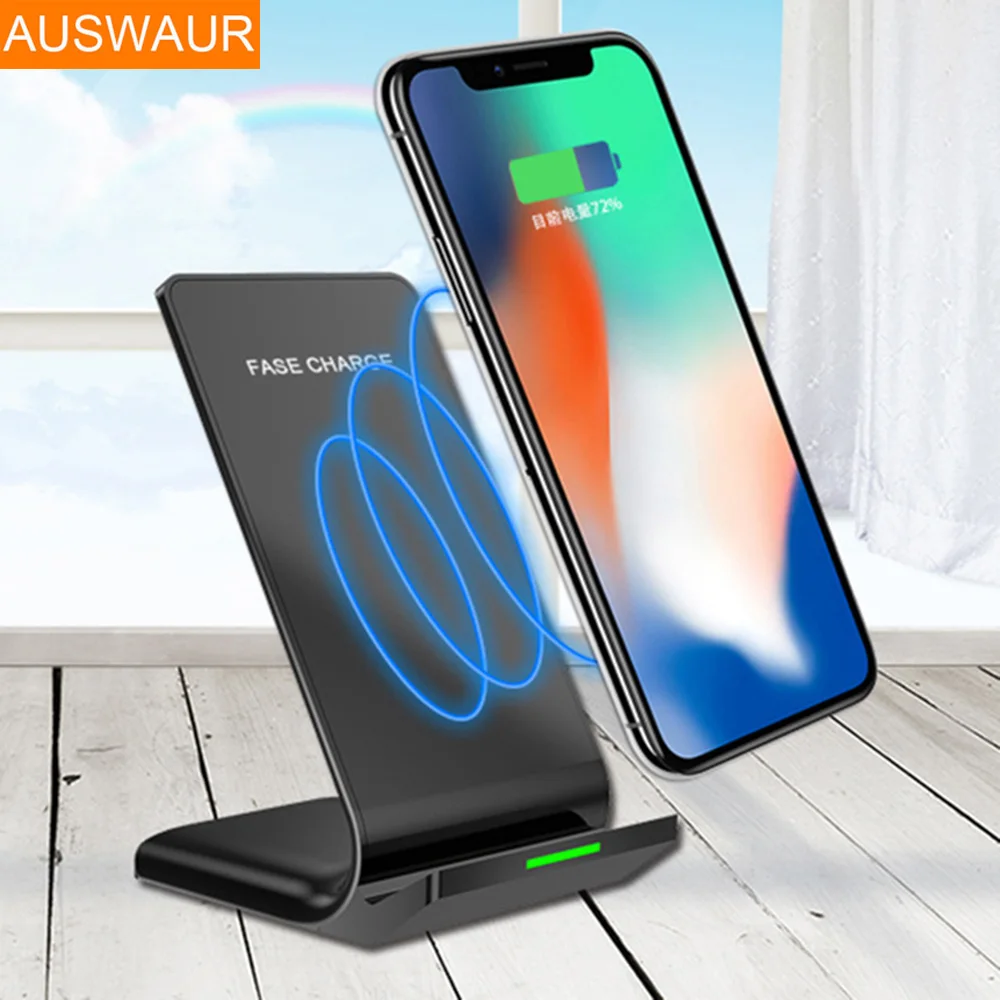 Qi Fast Wireless Charger Wireless Charger pad for iPhone 8