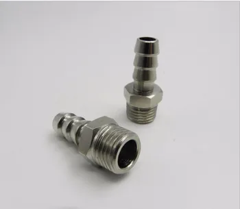 

tube size 6mm-3/8 PT thread pneumatic male straight brass hose barbed fittings