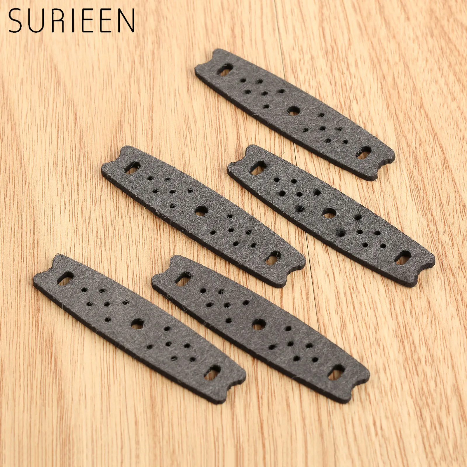 

Hunting 5Pcs Leather Slingshots Pouches with Multi Holes Outdoor Shooting Bow Sling Shots Catapults Replacements 60mmX15mmX12mm