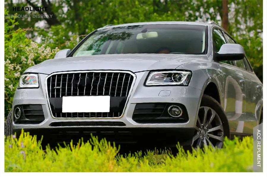 2 шт. светодиодный фары для Audi Q5 2009- светодиодный автомобильный фонарь ангельские глазки ксенон HID комплект Противотуманные фары светодиодный дневные ходовые огни