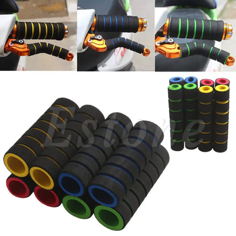 4 قطع handbar قبضة رغوة الإسفنج دراجة دراجة دورة عدم الانزلاق الفرامل غطاء مجموعة 4 قطع handbar قبضة رغوة الإسفنج دراجة دراجة دورة عدم الانزلاق الفرامل غطاء مجموعة