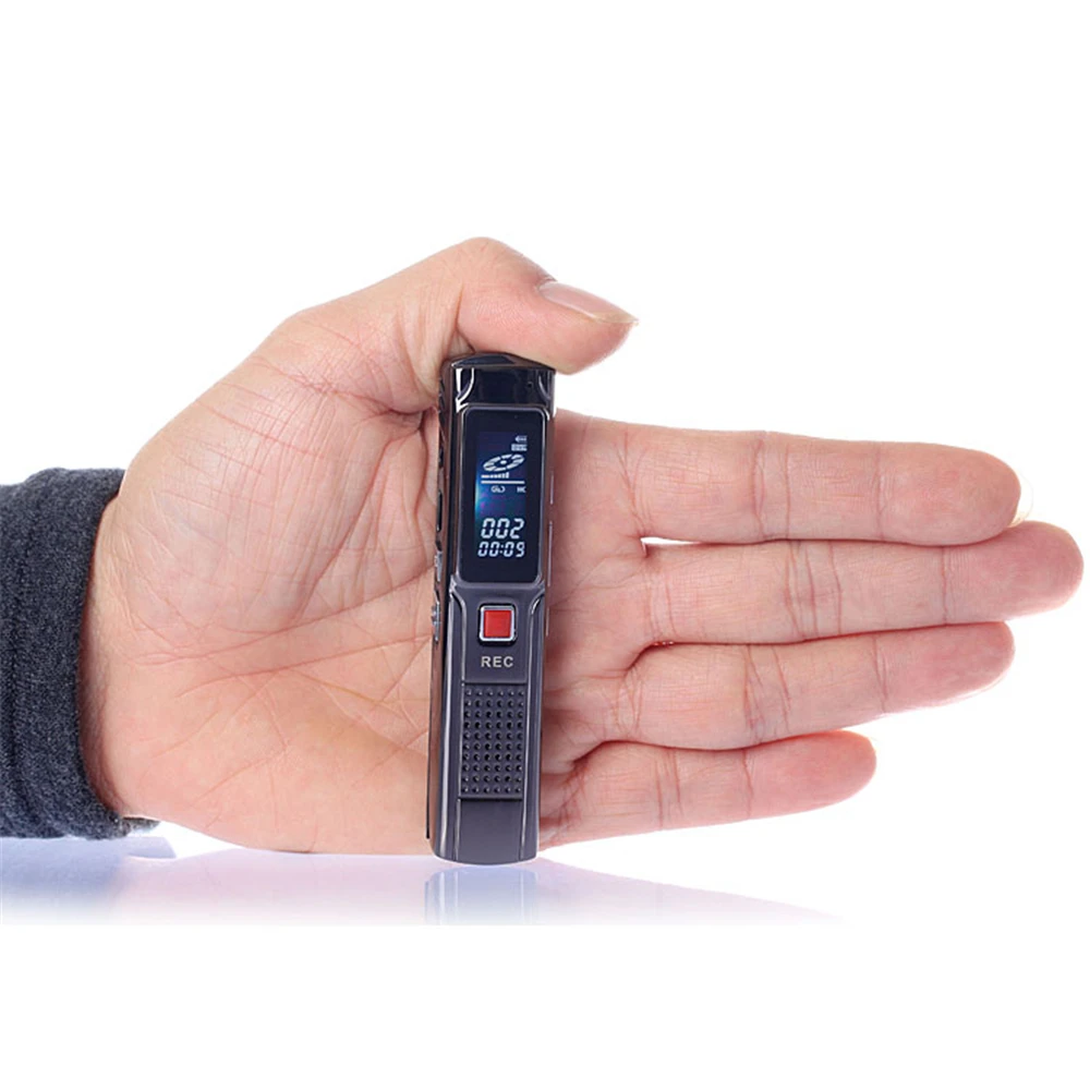 USB MEMORY STICK Portable Rechargeable 8GB Steel Stereo Recording Mini Digital Audio Pen Recorder Voice Recorder MP3 Player