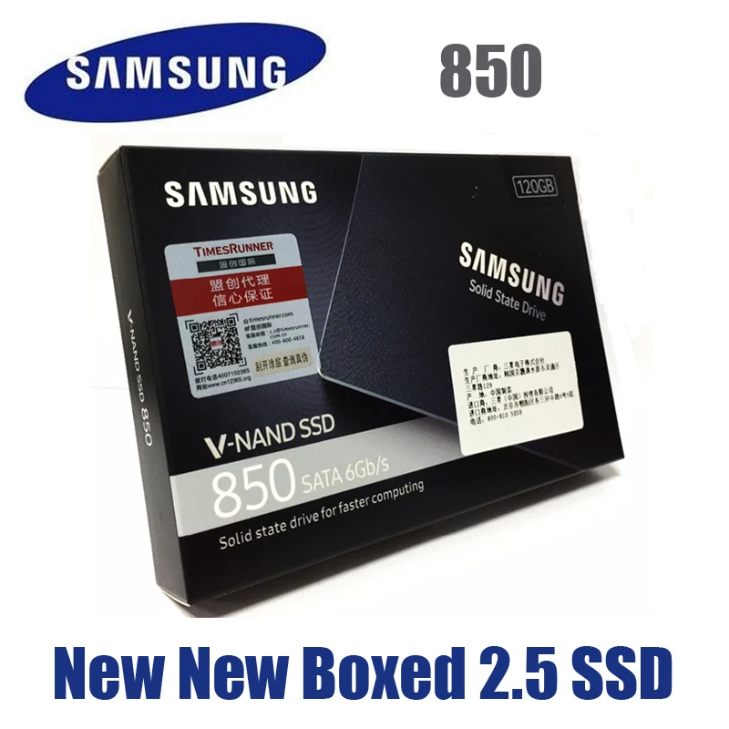 Samsung 850 120 ГБ г 2 5 SATA3 SSD настольных ПК компьютер ноутбук Server Internal Solid State Dribe |