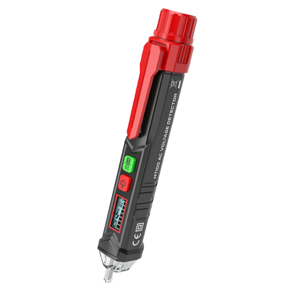 

HT100 non-contact intelligent test pencil Sound and light alarm sensitivity adjustable home super electroscope without battery