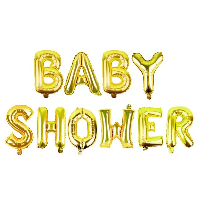 Baby Shower Gold Йориу мама быть фольгированные шары латексный шар ребенок душ мальчик его девочка о ребенок пол раскрыть вечерние украшения Дети Babyshower - Цвет: Baby Shower Gold