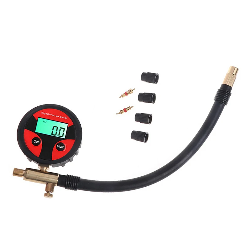 

Cars Trucks Motorcycles Tyre Tire Air Pressure Guage Tester 0-200 PSI Dial Meter