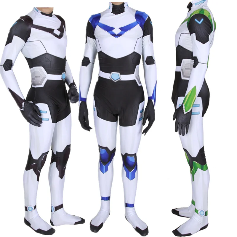 

Anime Voltron Legendary Defender Shiro Keith Pidge Hunk Cosplay Costume Zentai Bodysuit Suit Jumpsuits