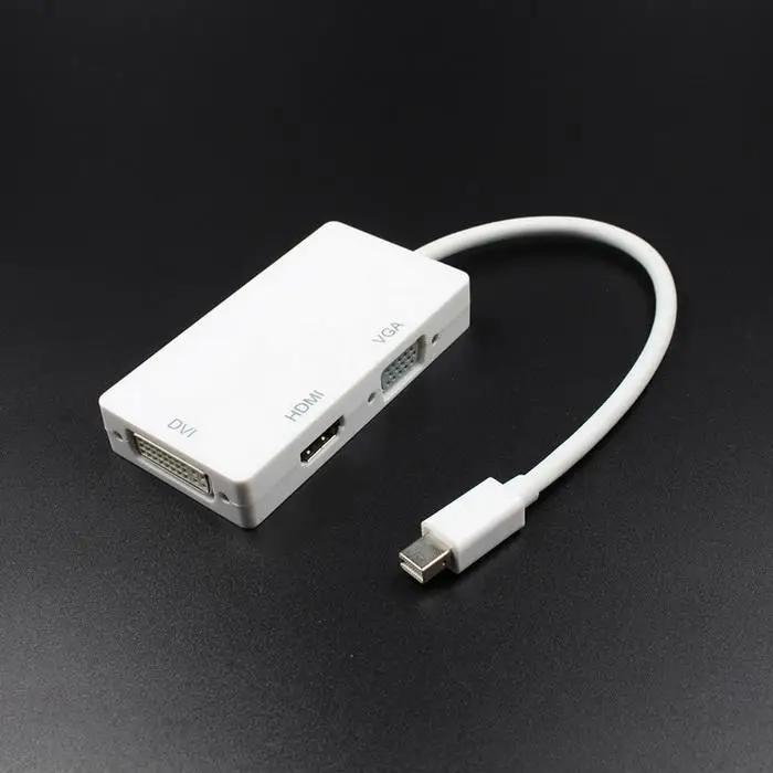 Mini display port DP to VGA HD мультимедийный интерфейс DVI конвертер адаптер кабель легко