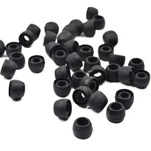 

20 Pair Replacement Silicone Earbuds ear tips for Sony, FORKoss, Phillips, Ultimate Ears, FORGriffin, AGK Black Color (Small)