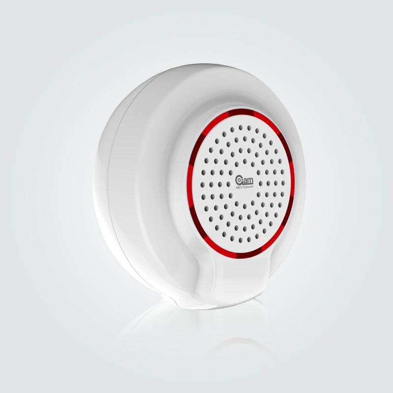 NEO Coolcam NAS-AB01Z Z-Wave Wireless Siren Alarm Sensor Compatible with Z-Wave Plus Sensor Alarm Home Automation Alarm