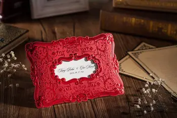 

30pcs aser cut wedding invitations cards western groom &bride customize printable envelopessealsweddingpartysupplles