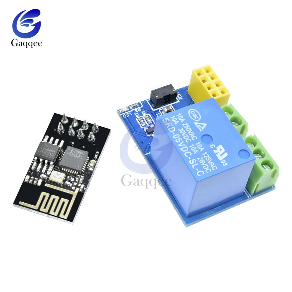 Релейный модуль ESP8266 5 В 1 канал Φ/01S Wi Fi для Arduino UNO R3 Mega2560 Nano Raspberry Pi плата