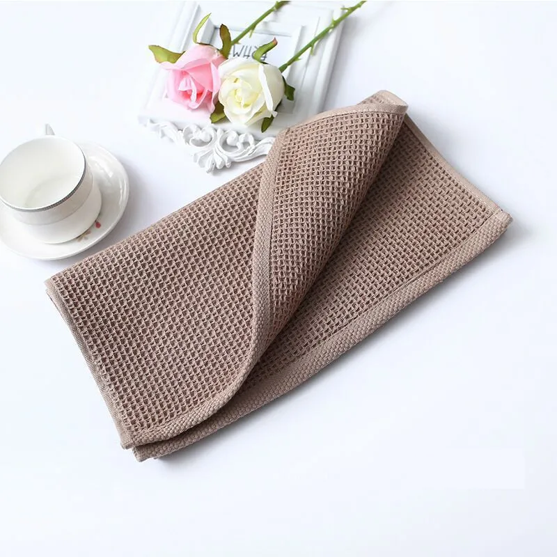 Bathroom Floor Mats Washable Bathtub Shower Sink Floor Towels Soft absorbent couple gauze honeycomb fabric wash towel Apr12 (4)