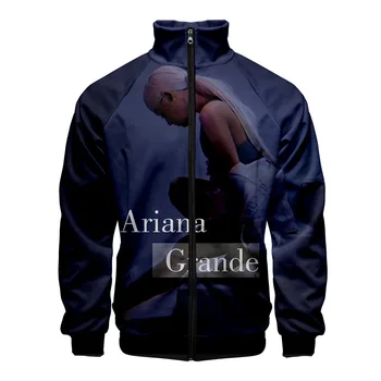 

Ariana Grande 3D Printed Stand Collar Zipper Jacket Women/Men Kpop Long Sleeve Jacket Hot Sale Casual Streetwear Clothes