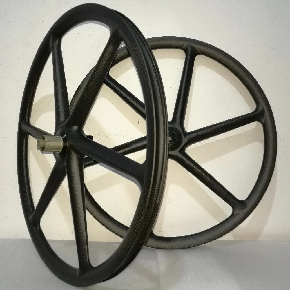 Excellent Custom logo 27.5er mtb carbon wheels 6 spokes wheels six spoke mtb carbon wheelset 27.5inch tubeless clincher Compatible 1