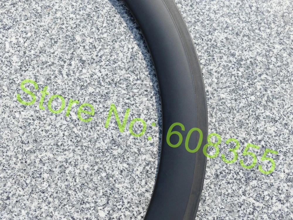 2 pcs 50mm Rim-3k UD Carbon Matt Glossy Road Bike Tubular Wheel Rim width 20.5 23 25mm