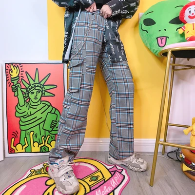 Y Tierra Otoño Hombres Cadena Mujeres Flojo Pantalones Celosía Disco Fresco dtYqwPPfx