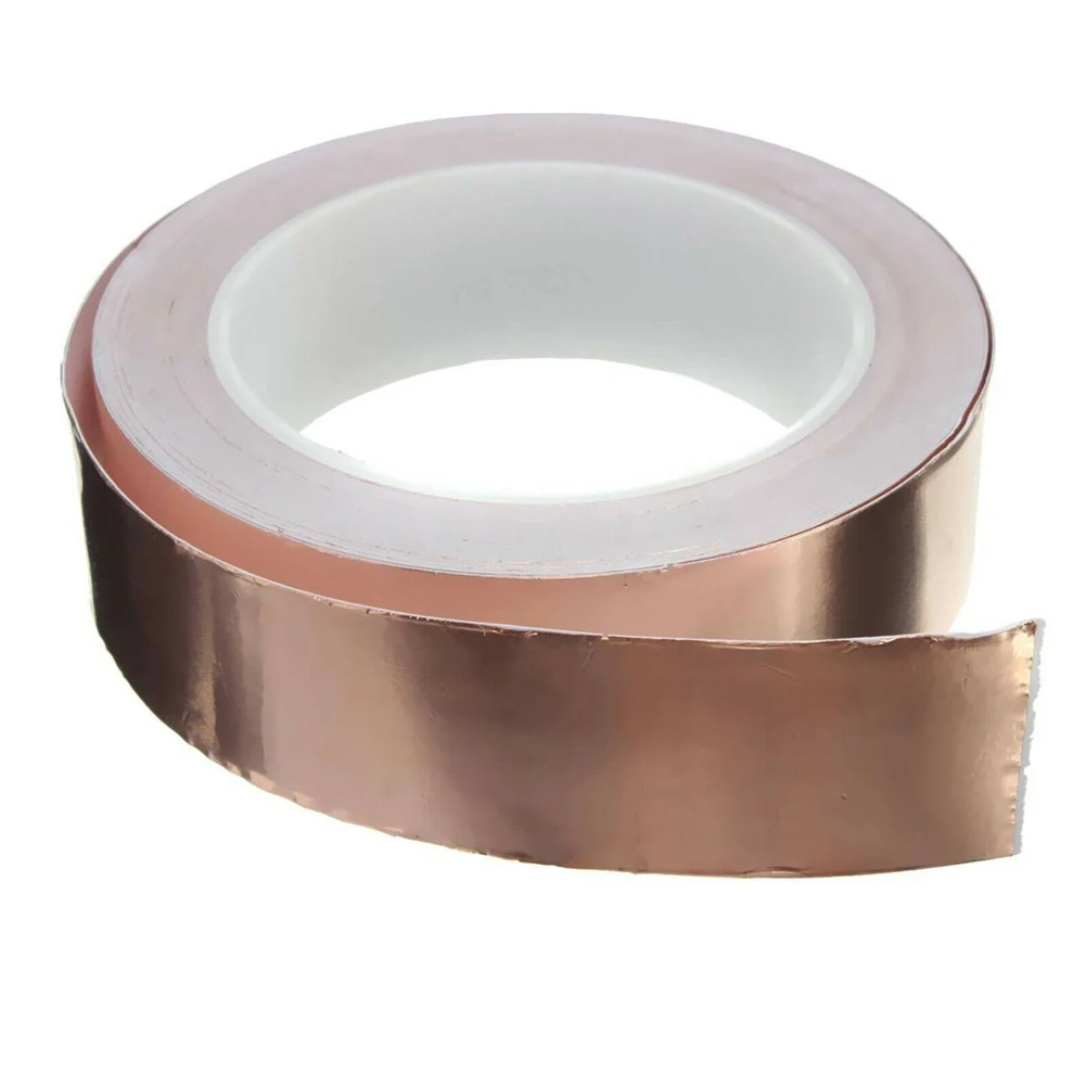 

Wrap Guitar Pickup Adhesive Roll Strip Electromagnetic Shielding Conductive Single-sided Copper Foil Tape Home Sheet Anti Static