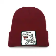 WZCX новая вышивка одноцветная шапка в стиле хип-хоп унисекс зимняя теплая Повседневная Лыжная вязаная шапочка