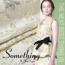 Модная молочно-Белая французская жаккардовая Пряжа-окрашенная парча ткань для платья пальто пэчворк tissus telas tecido tissu au metre tela