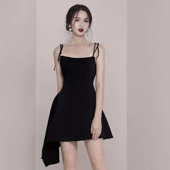 

2019 Mini Dress Sexy Celebrity Backless Elegant Spaghetti Strap Women Sleeveless Night Club Body con Party Dresses Wholesale