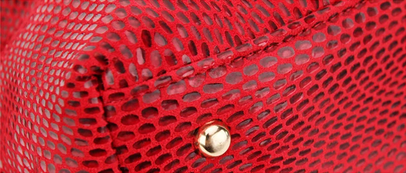 Women Snake Leather Shoulder Bag Female Serpentine Pattern Hobos Bags Tassel Big Handbag Luxury Designer Ladies Tote SS0309 (1)