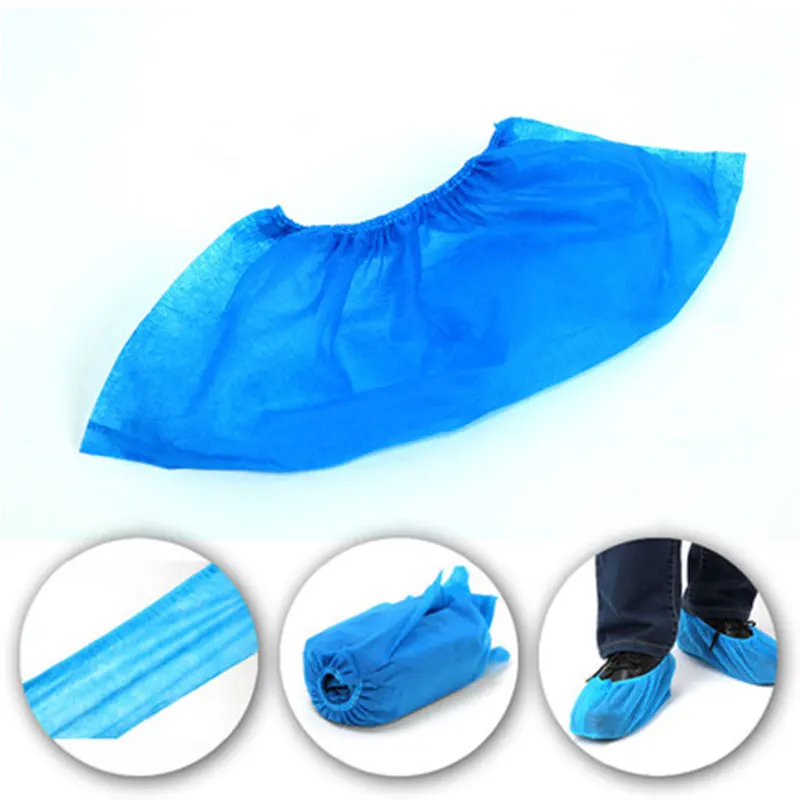 

100 Pcs Disposable Hygienic Shoe & Boot Covers for Medical, Construction, Workplace Indoor Carpet Floor Protection Fits Most