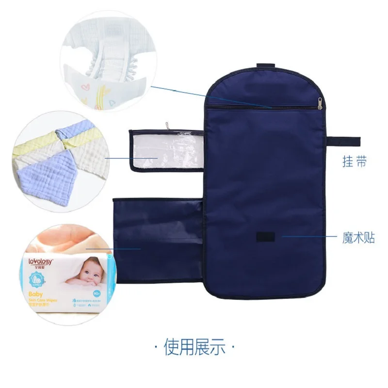 Newborn Baby Foldable Diaper Bag Waterproof Diaper Pad Diaper Bag 0-12 Month Baby Infant Sleeping Bag