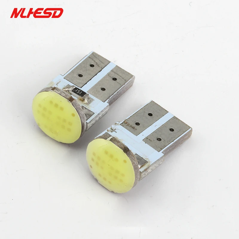 10 шт. авто светодиодный pcb T10 cob 6 чипов 194 168 W5W 1 smd Интерьер автомобиля светильник s