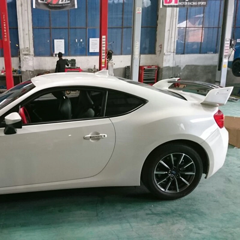 Автомобиль-Стайлинг Неокрашенный Черный FRP стиль GT 86 BRZ спойлер на задний багажник, крыло для Subaru BRZ Toyota 86 GT86