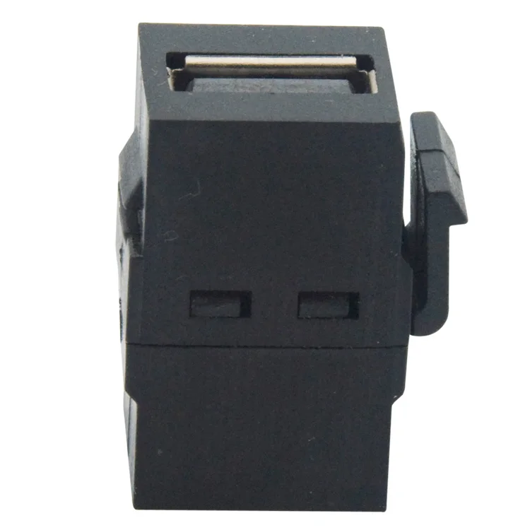 Keystone разъем USB 2,0 с черным цветом