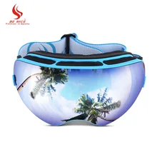 Горные лыжи очки двухслойные UV400 Анти-туман большой Лыжная маска очки Лыжный Спорт Для мужчин Для женщин Горные лыжи сноуборд очки